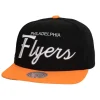 Headwear Mitchell & Ness -Vintage Script Snapback Philadelphia Flyers