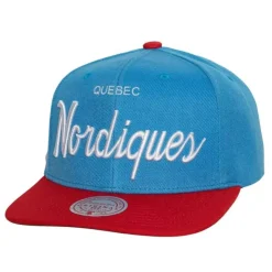 Headwear Mitchell & Ness -Vintage Script Snapback Quebec Nordiques