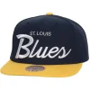 Headwear Mitchell & Ness -Vintage Script Snapback St. Louis Blues