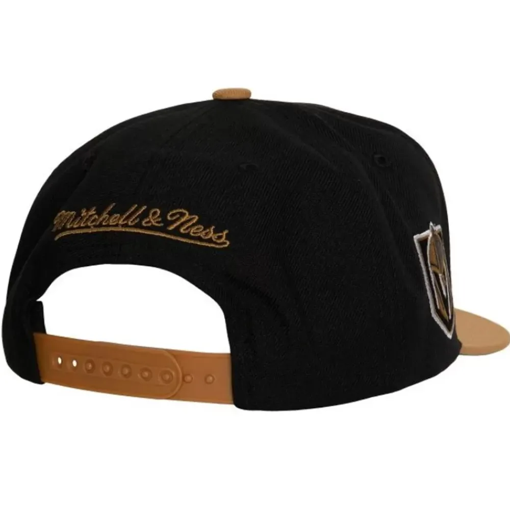 Headwear Mitchell & Ness -Vintage Script Snapback Vegas Golden Knights