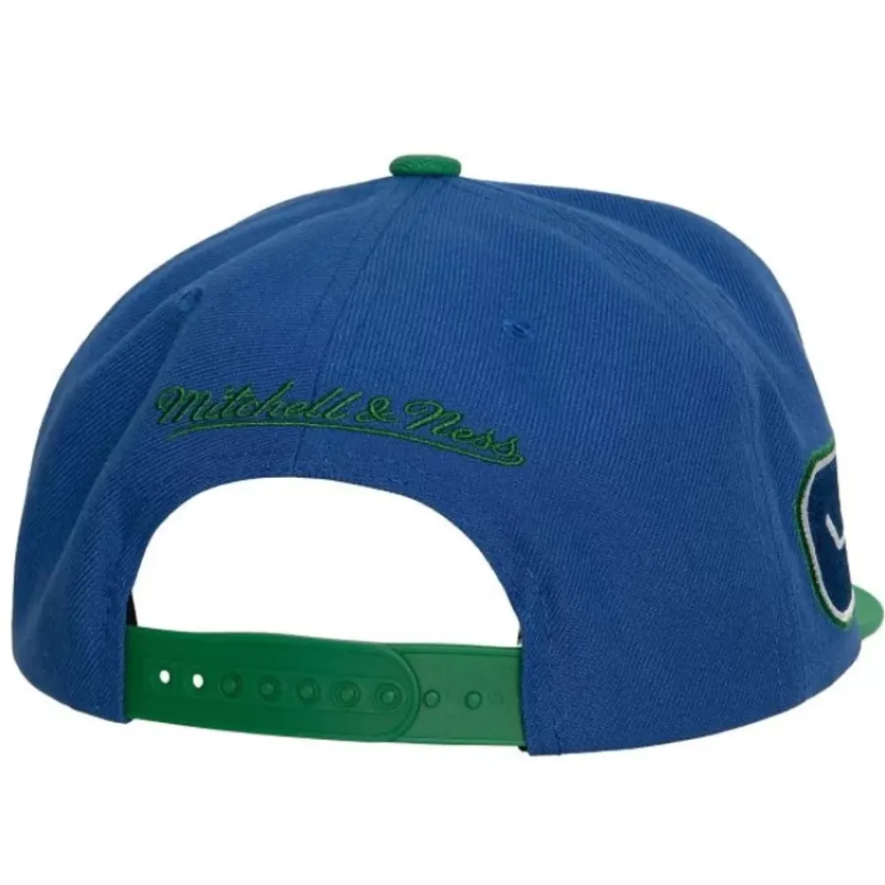 Headwear Mitchell & Ness -Vintage Script Snapback Vancouver Canucks