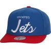 Headwear Mitchell & Ness -Vintage Script Snapback Winnipeg Jets
