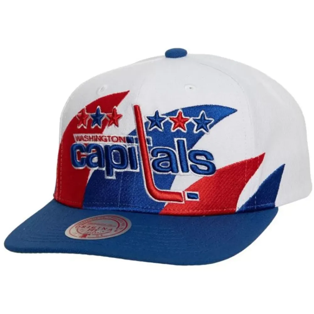 Headwear Mitchell & Ness -Vintage Sharktooth Snapback Washington Capitals