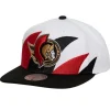 Headwear Mitchell & Ness -Vintage Sharktooth Snapback Ottawa Senators