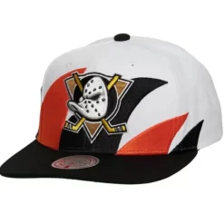 Headwear Mitchell & Ness -Vintage Sharktooth Snapback Anaheim Ducks