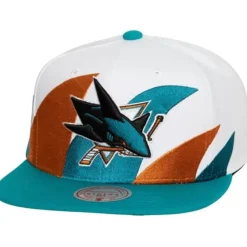 Headwear Mitchell & Ness -Vintage Sharktooth Snapback San Jose Sharks