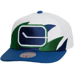 Headwear Mitchell & Ness -Vintage Sharktooth Snapback Vancouver Canucks