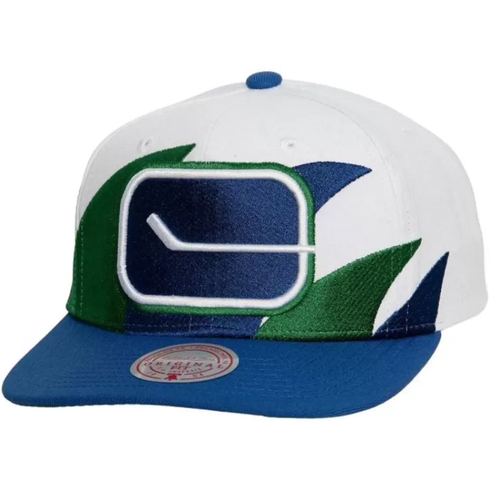 Headwear Mitchell & Ness -Vintage Sharktooth Snapback Vancouver Canucks