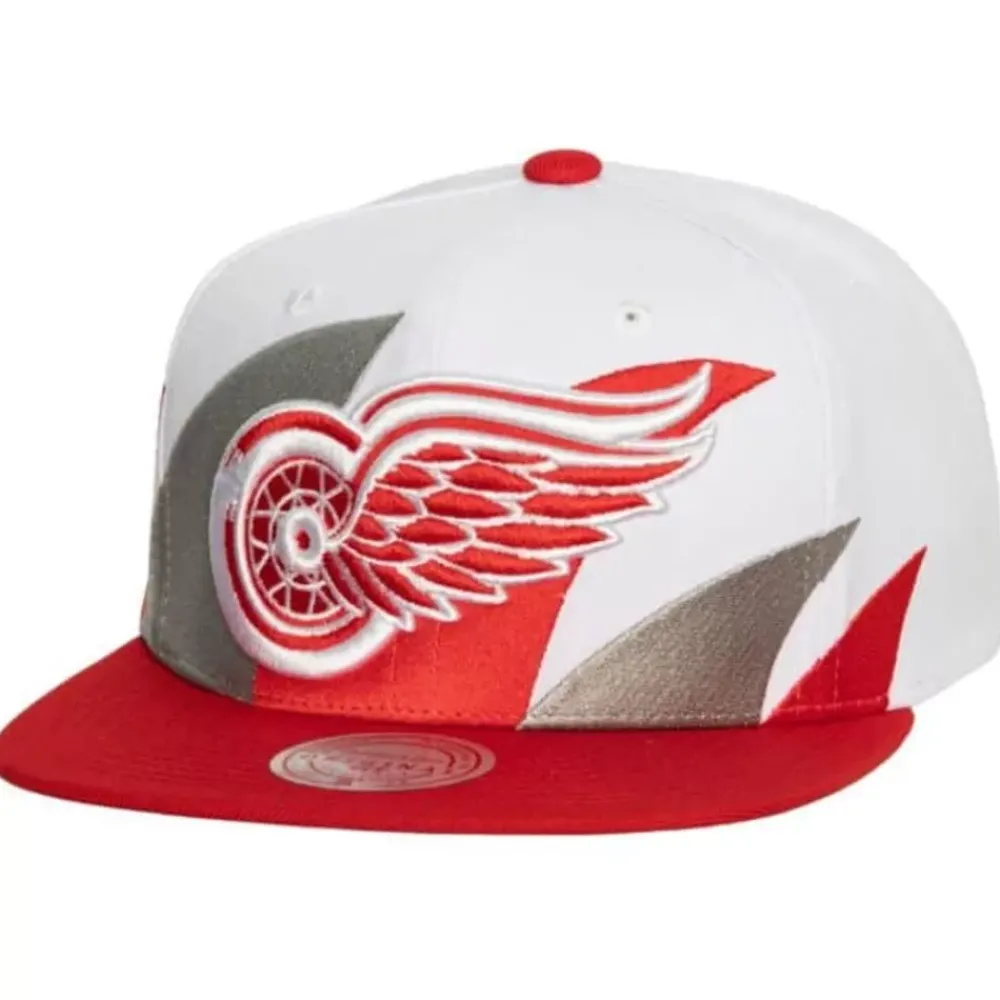 Headwear Mitchell & Ness -Vintage Sharktooth Snapback Detroit Red Wings