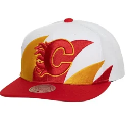 Headwear Mitchell & Ness -Vintage Sharktooth Snapback Calgary Flames