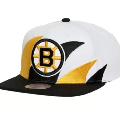 Headwear Mitchell & Ness -Vintage Sharktooth Snapback Boston Bruins