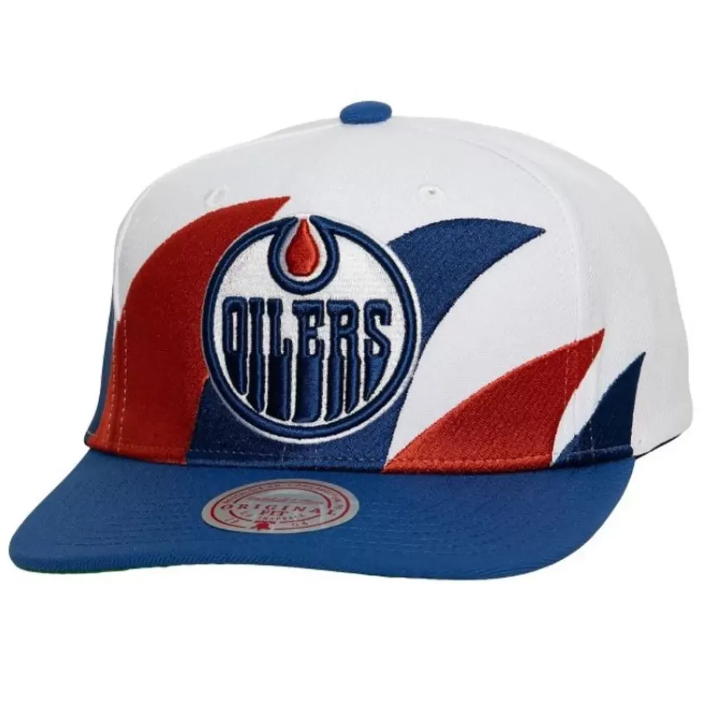 Headwear Mitchell & Ness -Vintage Sharktooth Snapback Edmonton Oilers