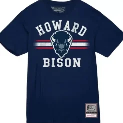 Apparel Mitchell & Ness T-Shirts & Tops-Vintage Stripes Tee Howard University