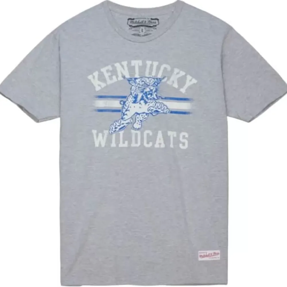 Apparel Mitchell & Ness T-Shirts & Tops-Vintage Stripes Tee University Of Kentucky