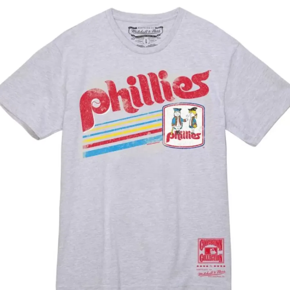 Apparel Mitchell & Ness T-Shirts & Tops-Vintage Tee Philadelphia Phillies