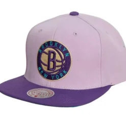 Headwear Mitchell & Ness -Violet Views Snapback Brooklyn Nets