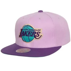 Headwear Mitchell & Ness -Violet Views Snapback Los Angeles Lakers