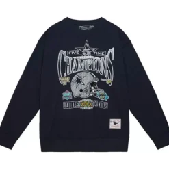 Apparel Mitchell & Ness Hoodies & Sweatshirts-Vtg Super Bowl Crew Dallas Cowboys