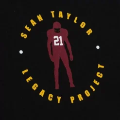 Apparel Mitchell & Ness T-Shirts & Tops-Washington Legacy N&N Ls Tee Sean Taylor