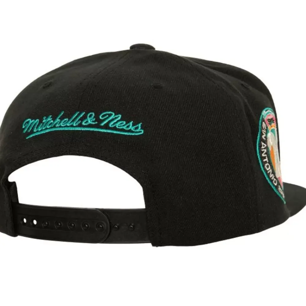 Headwear Mitchell & Ness -Watch Me Shine Snapback Hwc San Antonio Spurs