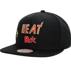 Headwear Mitchell & Ness -Water Tiger Snapback Hwc Miami Heat