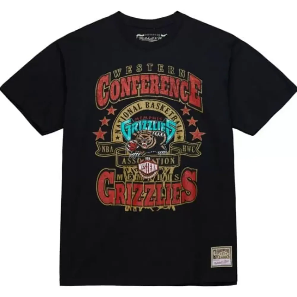 Apparel Mitchell & Ness T-Shirts & Tops-Wcf Tee Memphis Grizzlies