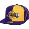 Headwear Mitchell & Ness -What The Pinstripe Snapback Los Angeles Lakers