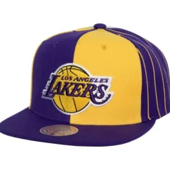 Headwear Mitchell & Ness -What The Pinstripe Snapback Los Angeles Lakers
