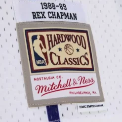 Jerseys Mitchell & Ness -White Swingman Rex Chapman Charlotte Hornets 1988-89 Jersey