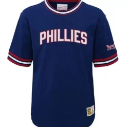 Apparel Mitchell & Ness Big Kids-Wild Pitch Top Philadelphia Phillies