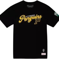 Apparel Mitchell & Ness T-Shirts & Tops-Winter Classic Lockup Tee Pittsburgh Penguins