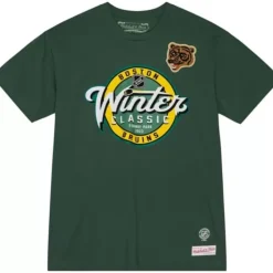 Apparel Mitchell & Ness T-Shirts & Tops-Winter Classic Lockup Tee Boston Bruins