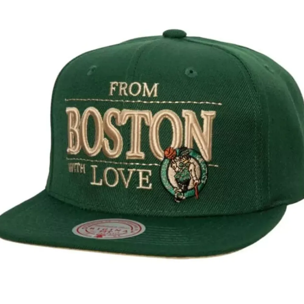 Headwear Mitchell & Ness -With Love Snapback Boston Celtics