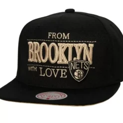 Headwear Mitchell & Ness -With Love Snapback Brooklyn Nets