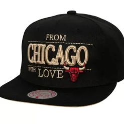 Headwear Mitchell & Ness -With Love Snapback Chicago Bulls