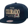 Headwear Mitchell & Ness -With Love Snapback Colorado Avalanche