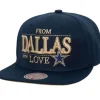Headwear Mitchell & Ness -With Love Snapback Dallas Cowboys