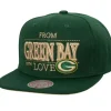 Headwear Mitchell & Ness -With Love Snapback Green Bay Packers