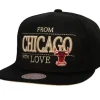 Headwear Mitchell & Ness -With Love Snapback Hwc Chicago Bulls