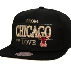 Headwear Mitchell & Ness -With Love Snapback Hwc Chicago Bulls