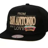 Headwear Mitchell & Ness -With Love Snapback Hwc San Antonio Spurs