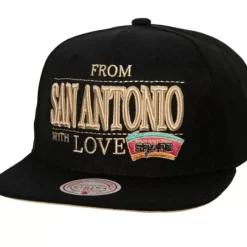 Headwear Mitchell & Ness -With Love Snapback Hwc San Antonio Spurs