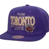 Headwear Mitchell & Ness -With Love Snapback Hwc Toronto Raptors
