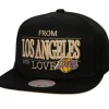 Headwear Mitchell & Ness -With Love Snapback Los Angeles Lakers