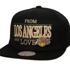 Headwear Mitchell & Ness -With Love Snapback Los Angeles Lakers