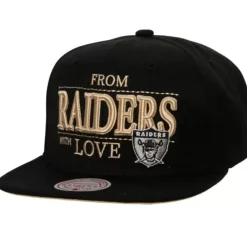 Headwear Mitchell & Ness -With Love Snapback Oakland Raiders