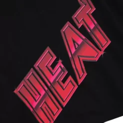 Apparel Mitchell & Ness Hoodies & Sweatshirts-Womens Big Face 4.0 Crop Hoodie Miami Heat