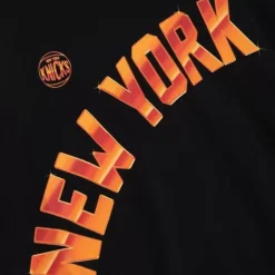 Apparel Mitchell & Ness Hoodies & Sweatshirts-Womens Big Face 4.0 Crop Hoodie New York Knicks