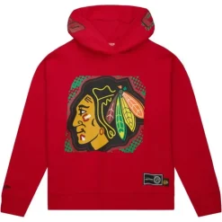 Apparel Mitchell & Ness Hoodies & Sweatshirts-Women'S Big Face 7.0 Hoodie Chicago Blackhawks
