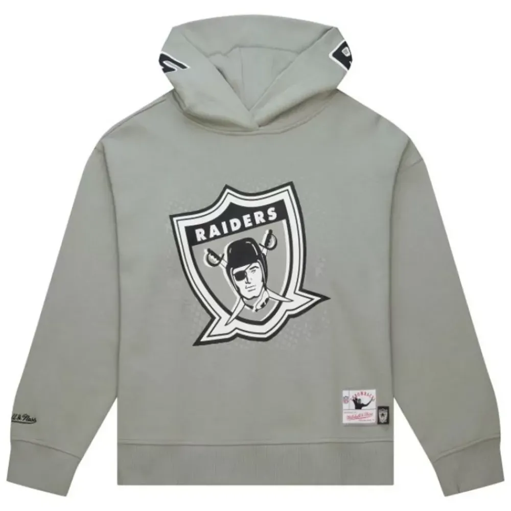 Apparel Mitchell & Ness Hoodies & Sweatshirts-Women'S Big Face 7.0 Hoodie Oakland Raiders